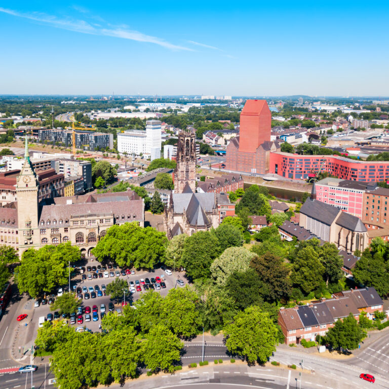 Duisburg Luftbild vom Rundflug