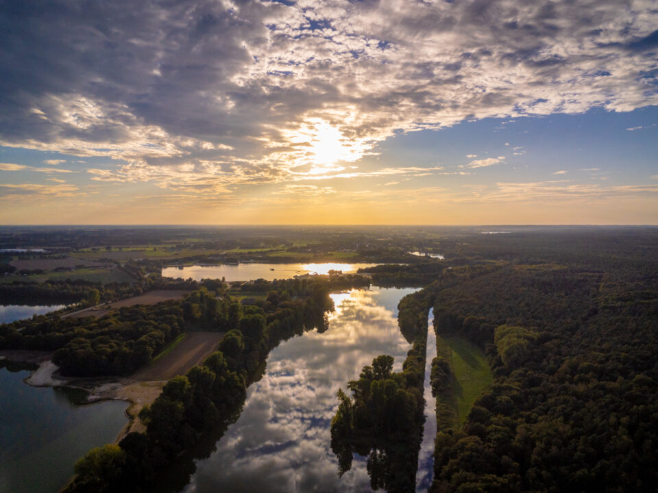 Rundflug über Niederrhein