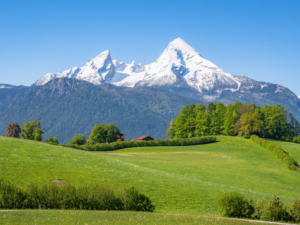 Rundflug über die Alpen