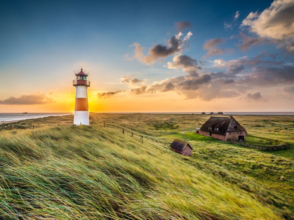 Nordsee Insel Rundflug Perspektive