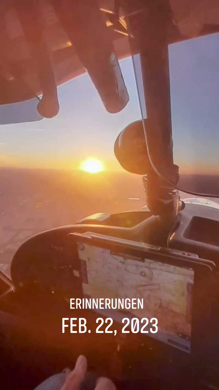 Sunset Flug